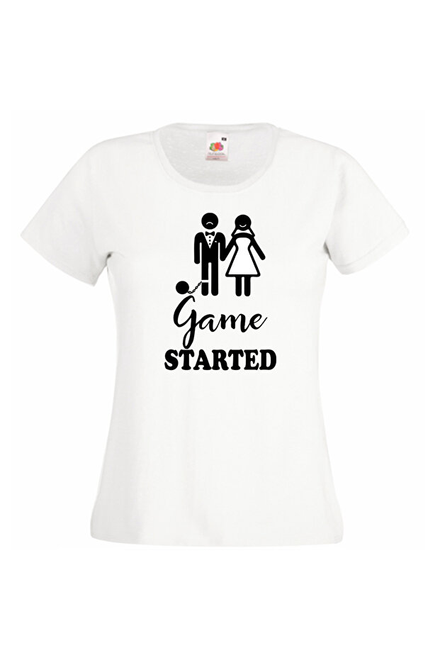 Tricou dama Game started - 2