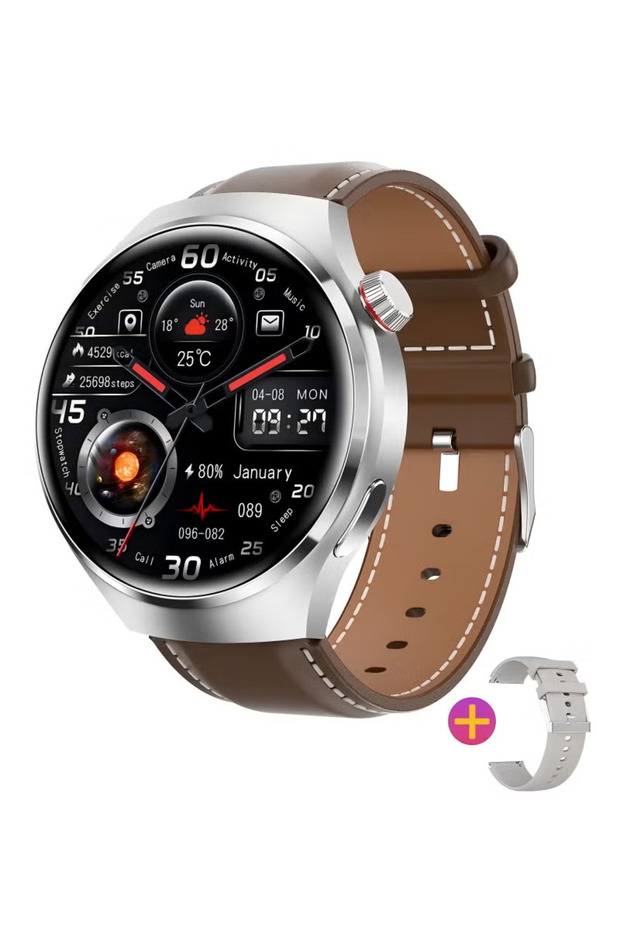 The GT4 smartwatch features Bluetooth calling functionality (answering/making calls). - 1