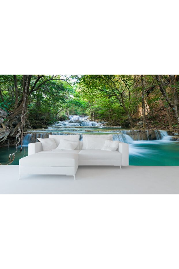 Şelale Duvar Kağıdı Tek Parça - 1