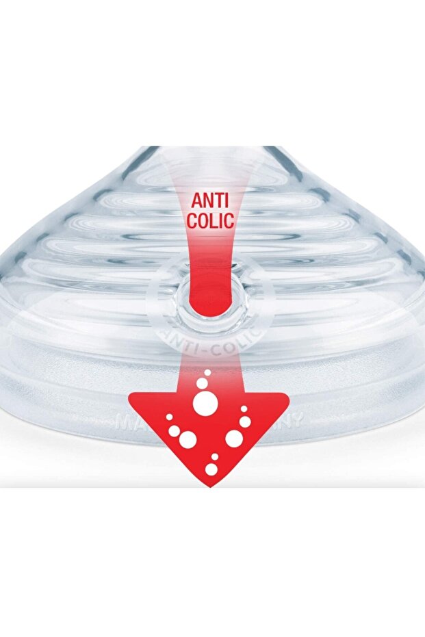 Nature Sense Cam Biberon Damaklı Silikon Emzikli 120 Ml(0-6ay)orta Akış-yeşil - 4