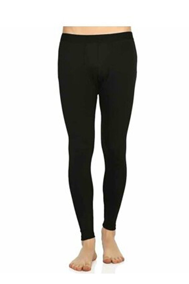 0125 Men's Thermal Underwear Tights - - Black - L