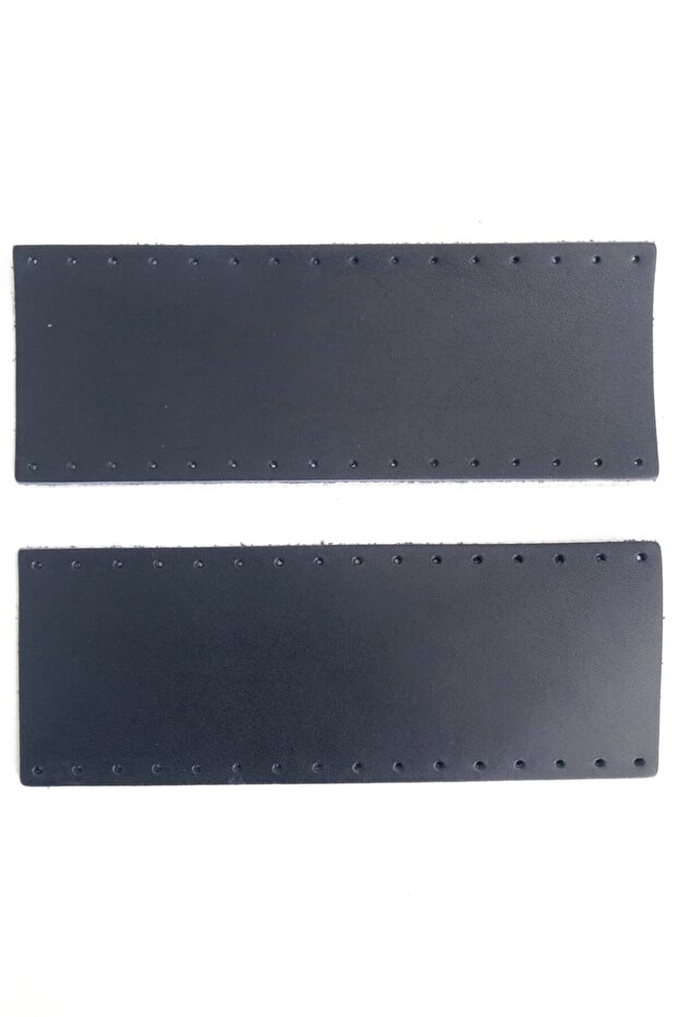 Genuine Leather Bag Handle - Navy Color 16 Cm X 6 Cm
