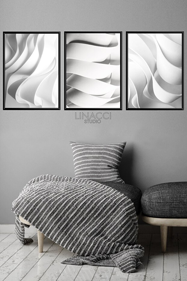 Triple Aluminum Framed Poster Set - 1