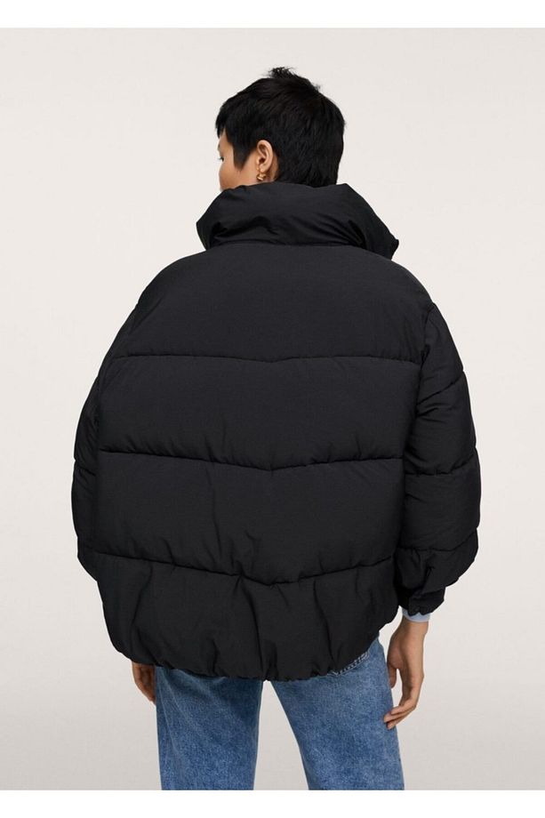 Geniş Kesim Kapitoneli Anorak - 4