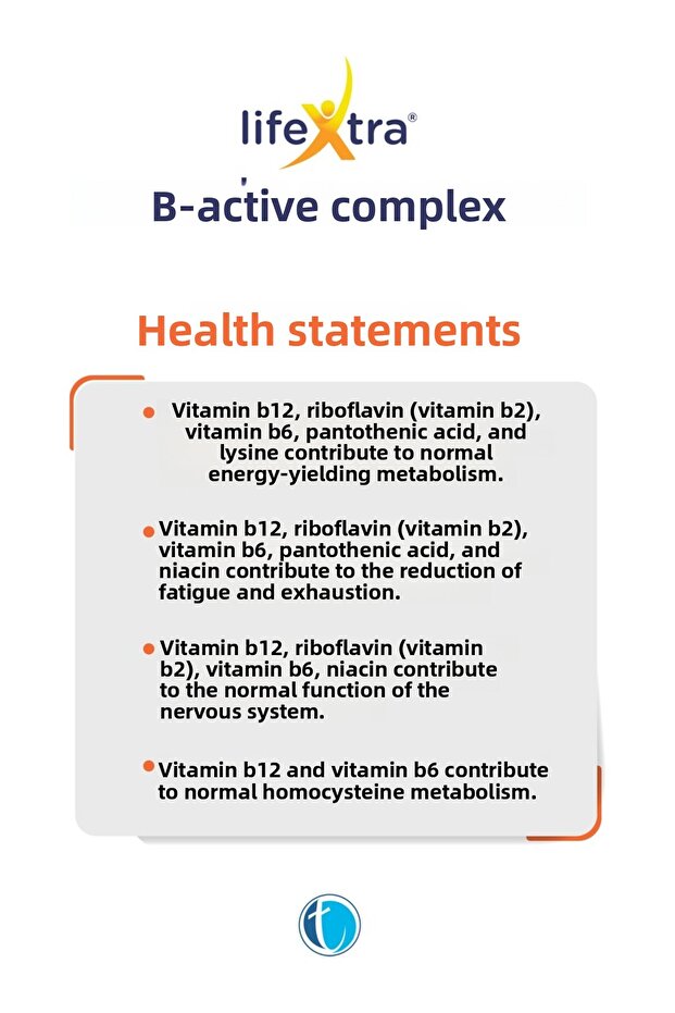 LifeXtra B-ACTIVE COMPLEX B- مكمل غذائي مركب نشط - 5