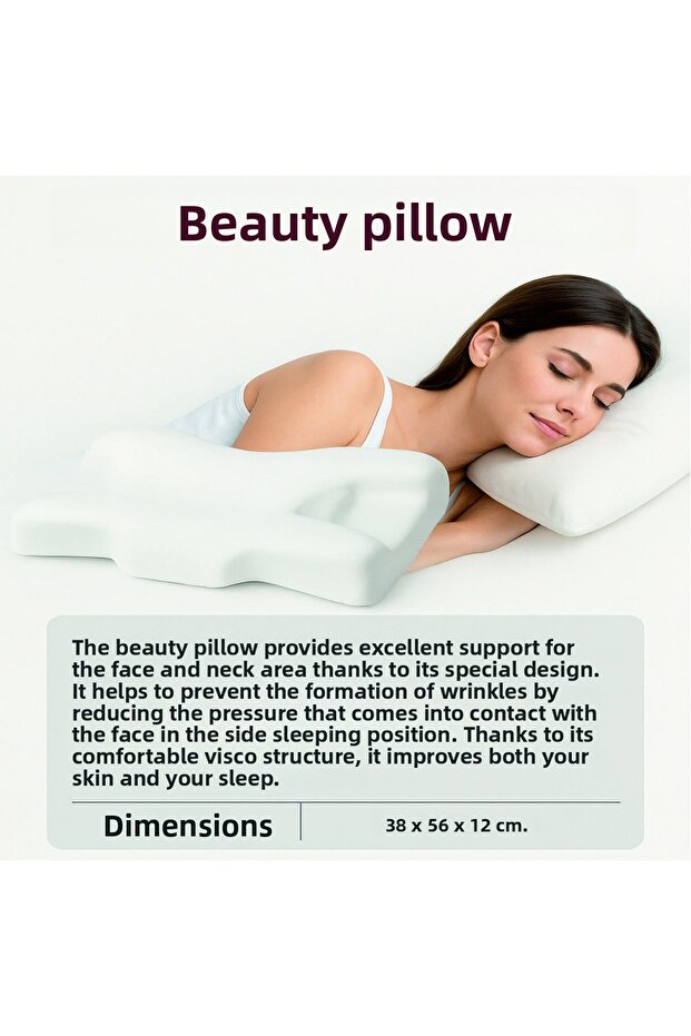 Beauty Pillow, Anti-Wrinkle Beauty Pillow, Visco Pillow