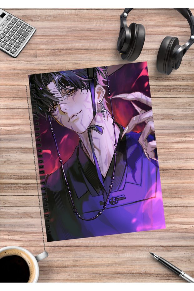 K Pop Demon Hunters Rumi Mira Zoey Jinu Anime Spiral Notebook A5 (50 sheets)