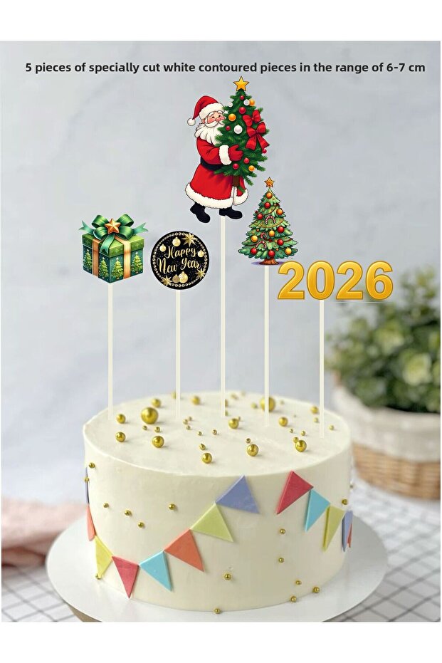 Christmas Themed Cake Decoration