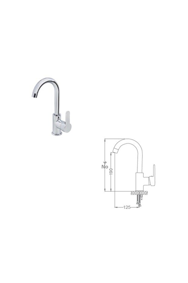 Polisu Crystal Sink Faucet P-551