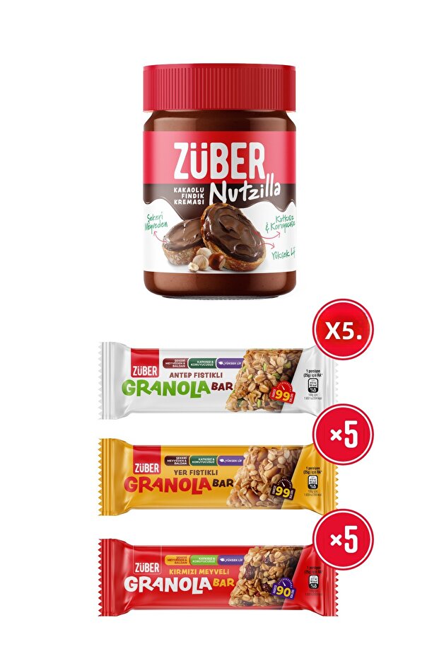 Nutzilla Hazelnut Cream with Cocoa + Granola Bar Trial Pack - 1