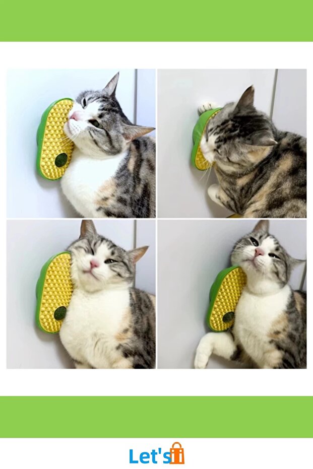 عشبة القط الممتعة مع أداة التدليك السيليكونية - 4