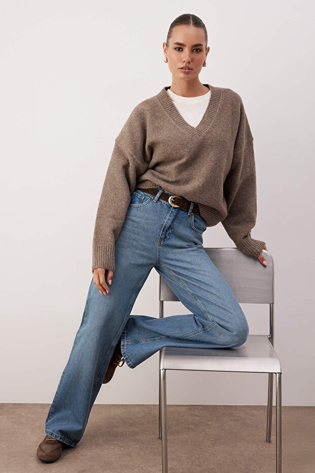 Mavi*002 Yüksek Bel Wide Leg Jeans TWOAW24JE00089 - 1