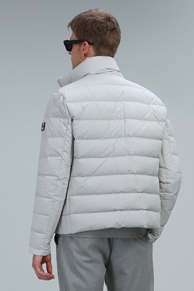 Clow Kaz Tüyü Erkek Mont Taş - 6