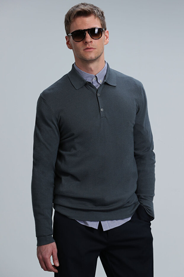 Marnı Erkek Kazak Petrol - 5