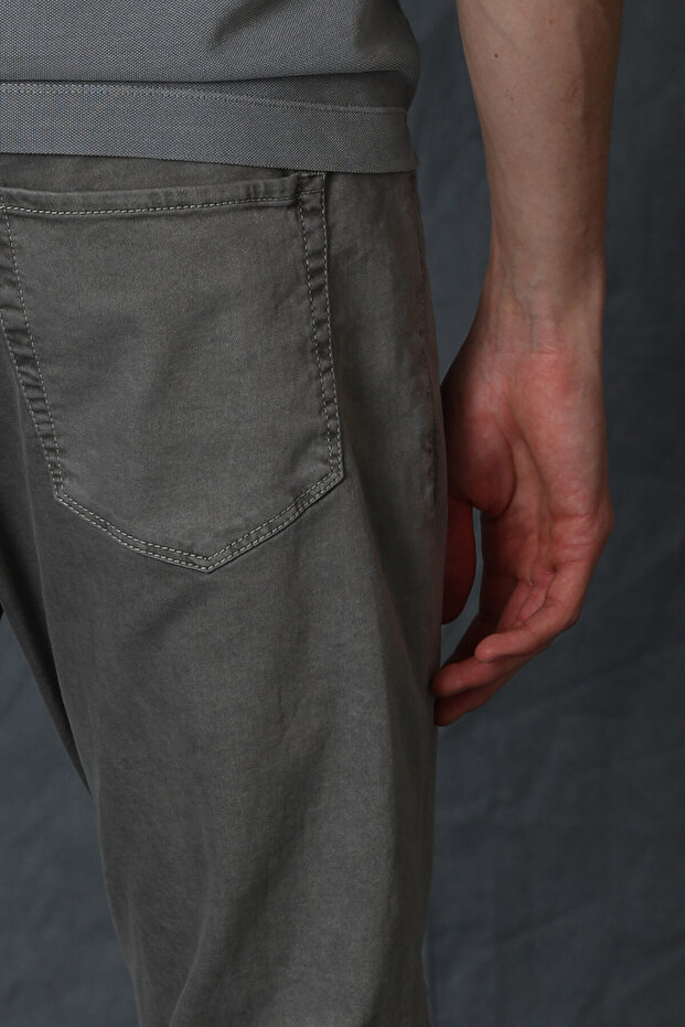 Helt Spor 5 Cep Erkek Pantolon Slim Fit Vizon - 5