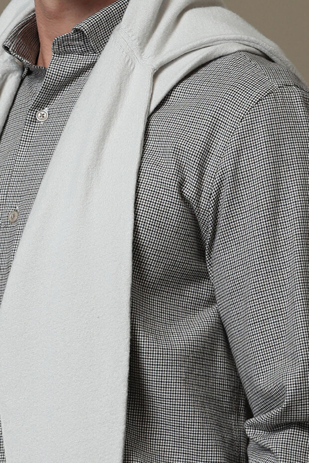 Ανδρικό πουκάμισο Karin Basic Regular Fit Καφέ - 3
