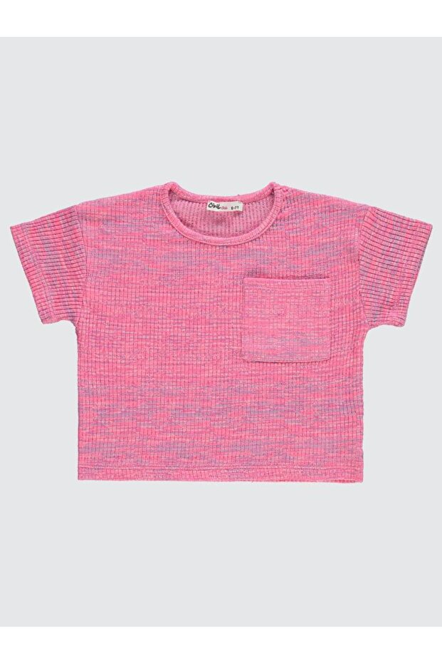 Girl's T-Shirt 6-9 Years Candy Pink