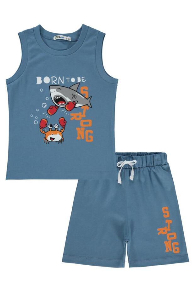 Boy's Set 2-5 Years Indigo