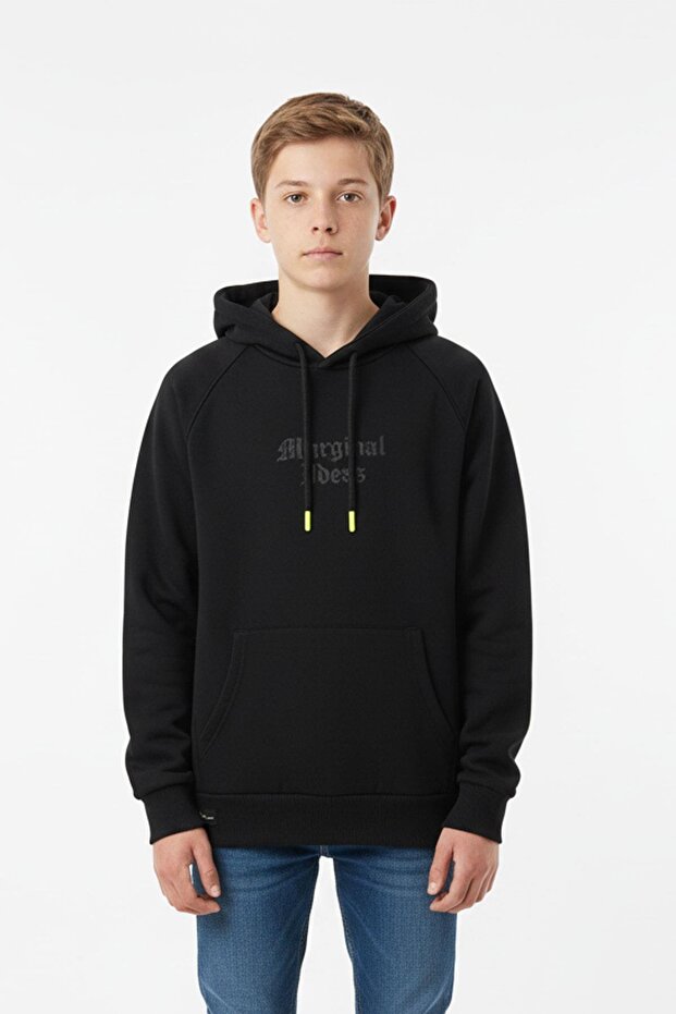Hooded Printed Boy's Sweatshirt