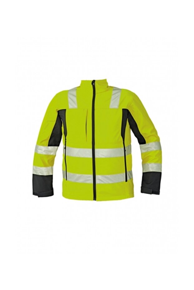 معطف مالتون الناعم العاكس باللون الأصفر - 1