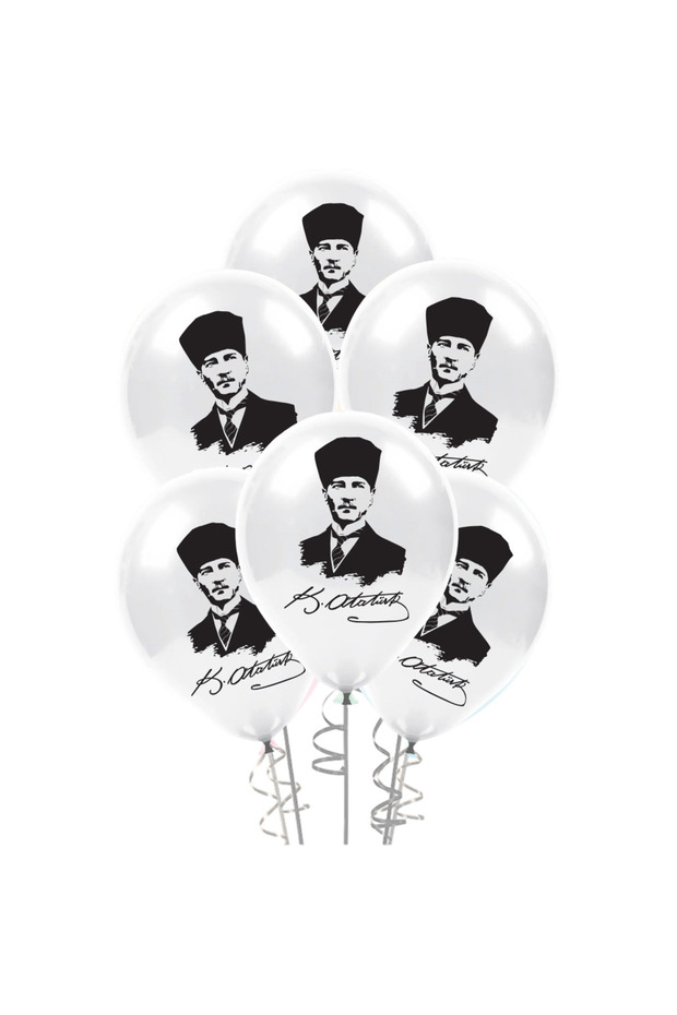Pastel Balloon Ataturk Printed Balloons 100's