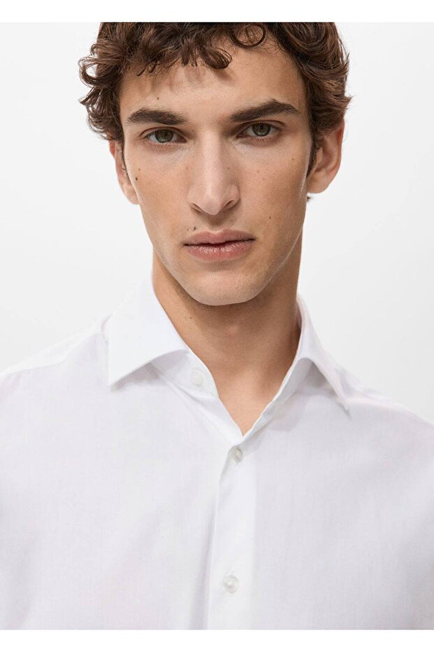 Regular fit %100 pamuklu gömlek - 8