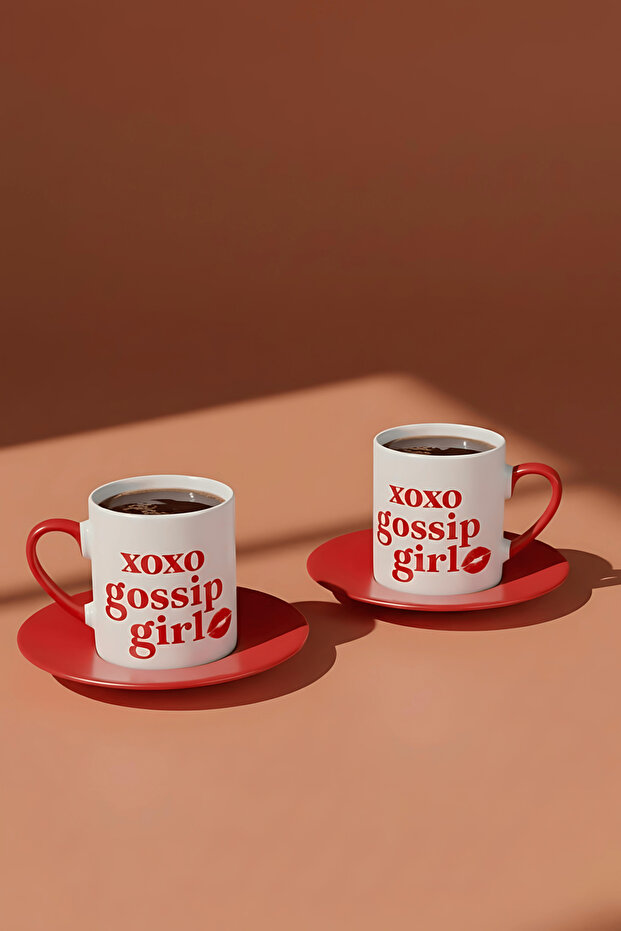 Gossip Girl 2-Piece Turkish Coffee Cup