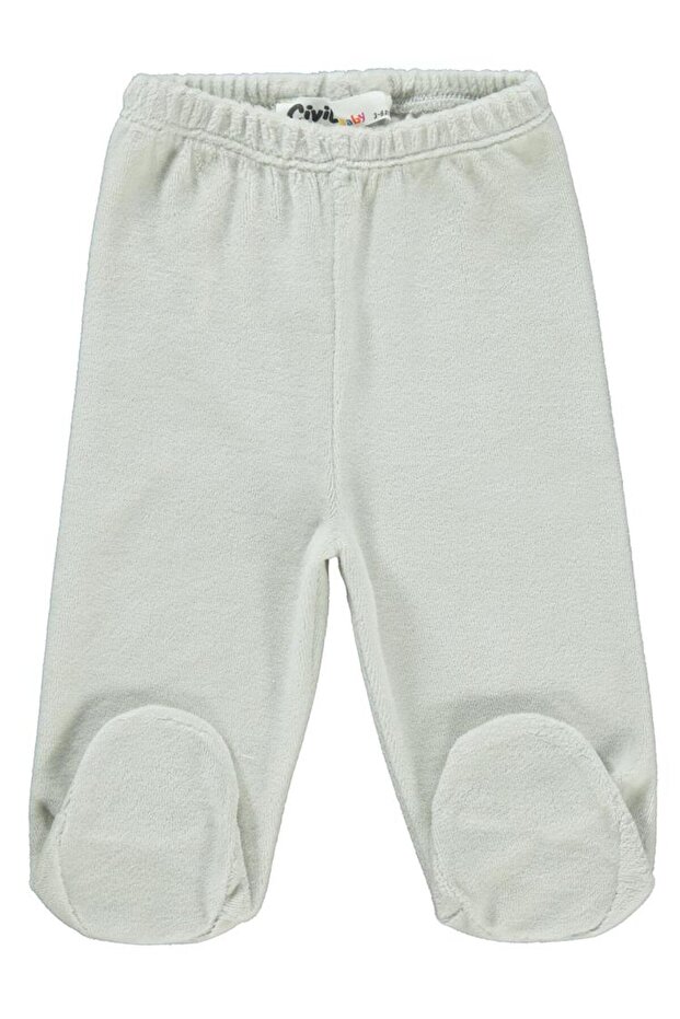Plain Basic 1-6 Months Single Bottom Baby - Gray 3-6 Months