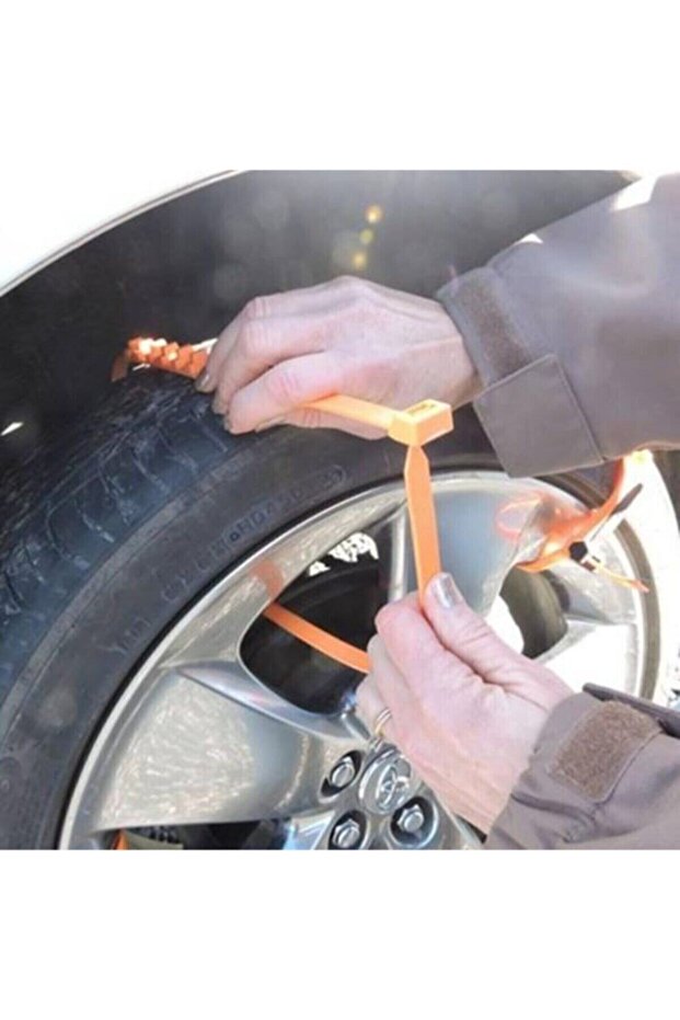 Plastik Kar Zinciri Kelepçe Tip Pratik Kar Tak Çıkar Kar Zinciri - 4