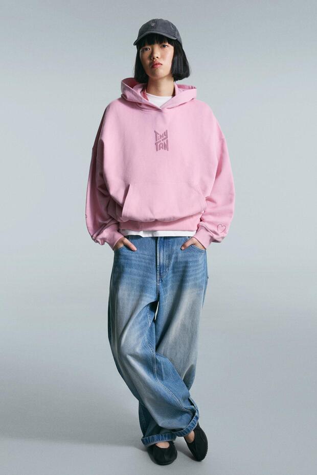 TinyTAN baskılı sweatshirt - 3