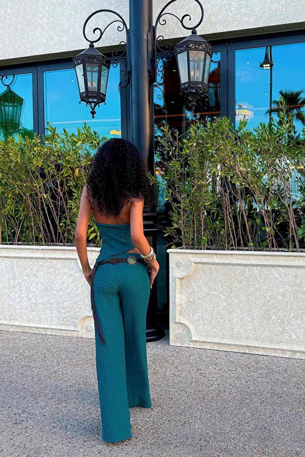 Geniş paça pantolon - 5