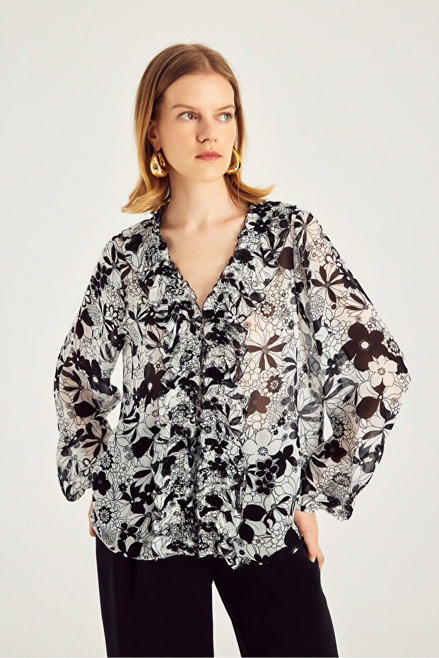 Fırfırlı Bluz - 2