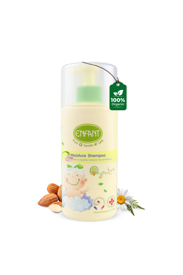 Organic Plus Baby Moisture Shampoo 300ML Gentle To Clean pH Balance Tested In Germany