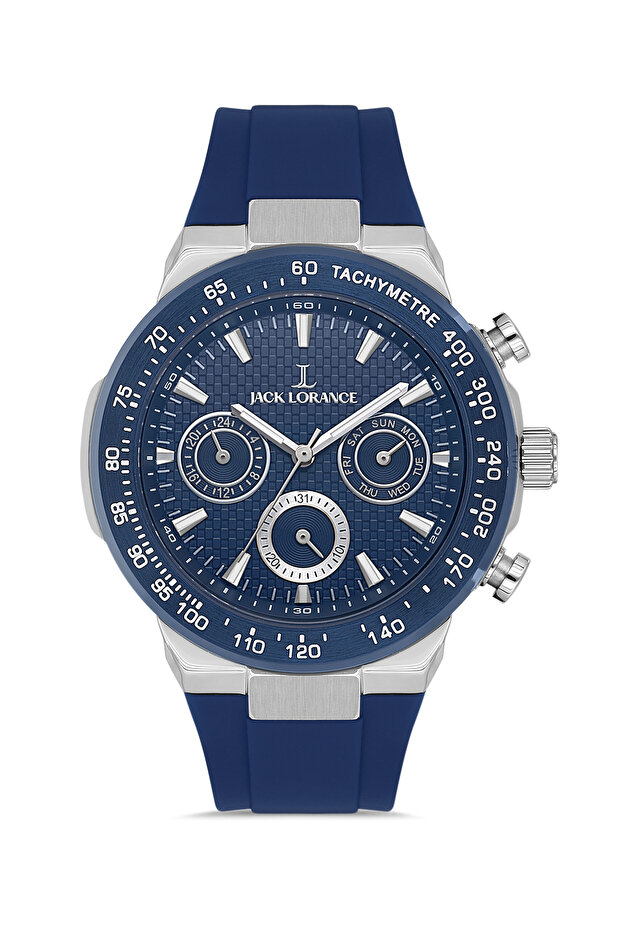Jckjls11908S.01 Navy Blue & Silver Steel Men's Wristwatch