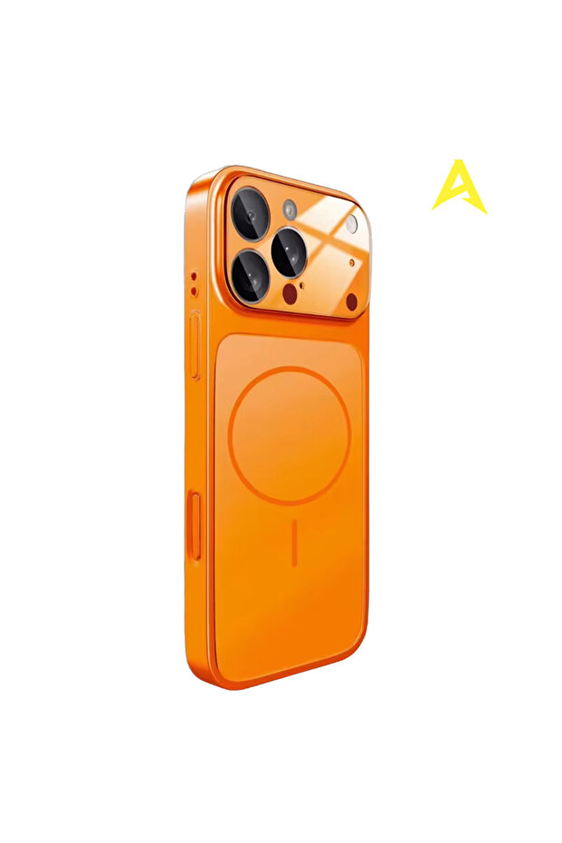 Apple iPhone 15 Pro Max Kılıf Zore M-Safe Şarj Özellikli Kamera Korumalı Formen Kapak - 6