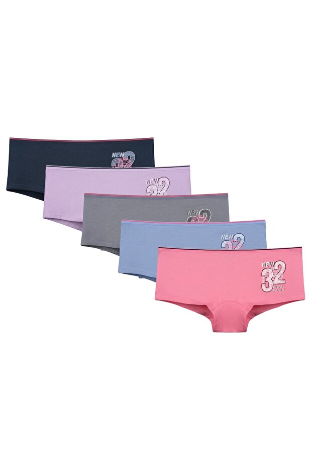 5'li Genç Kız Şort 5771PB21 - 1