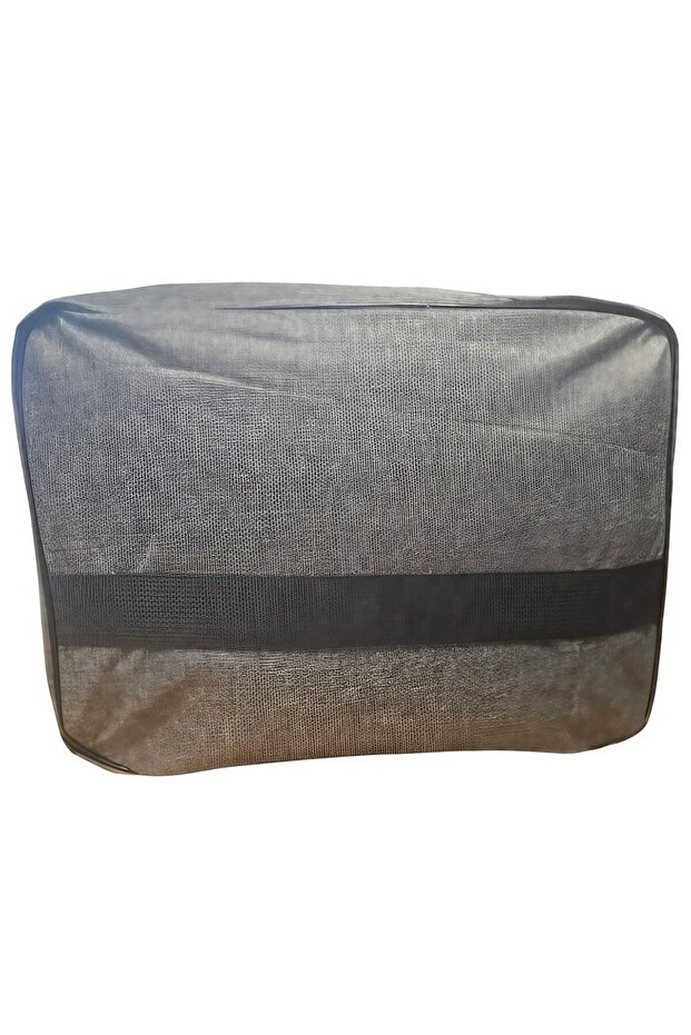 Document Storage Bag, 2 Compartments, Security Code, Waterproof, 37x10.5x27 cm, Grey - 3