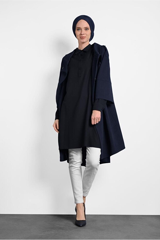 Buttoned Tail Tunic 40183 - 2