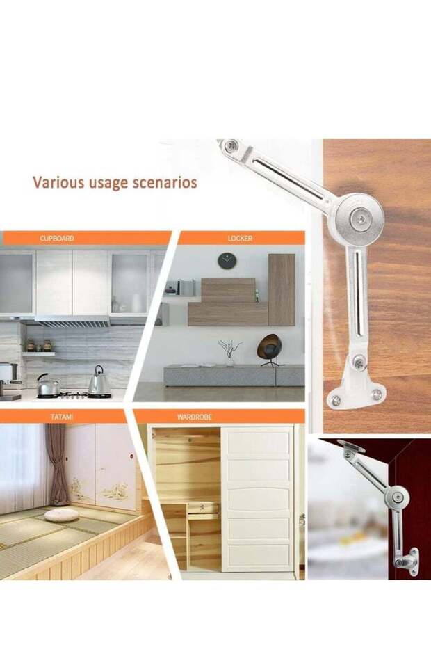 مجموعة أقفال النوافذ المنزلقة، عبوة من 4 قطع مع ميزات أمان - 7