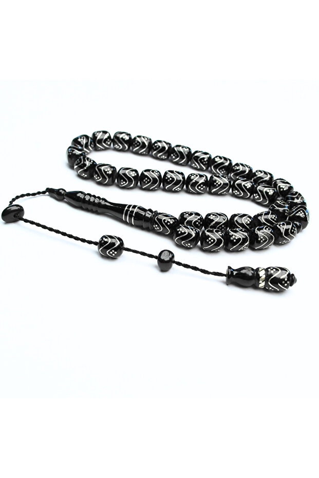 مسبحة صلاة من حجر أولتو مزدوج متعرج - 1