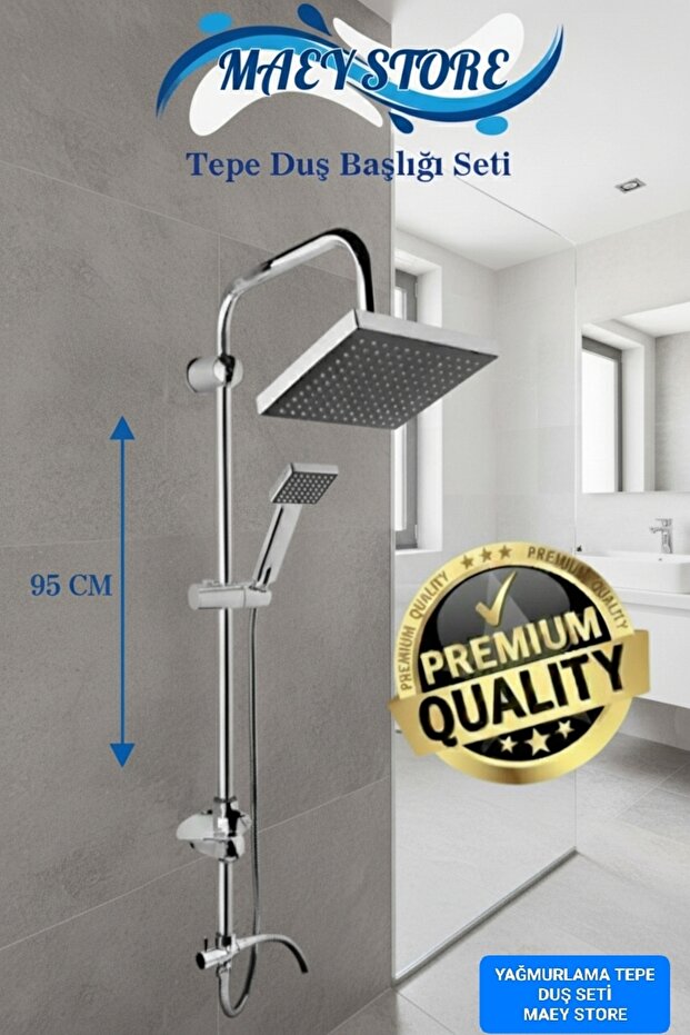 Local Yağmurlama Robot Tepe Duş Seti Duş Başlığı Takımı - 1