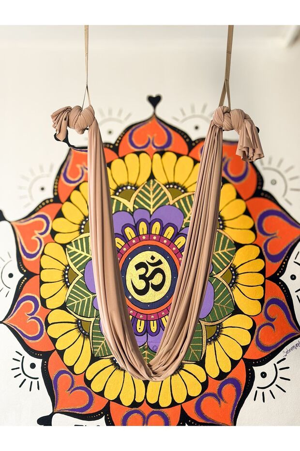 Yoga Hammock Set (Wide Width / 2.5 Mt Stretching Share / Choice of Yoga Trainers)
