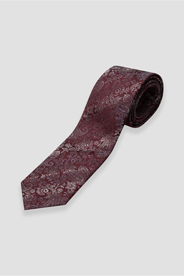 Tie 8 cm Microfiber Polyester Red Men's Patterned Tie