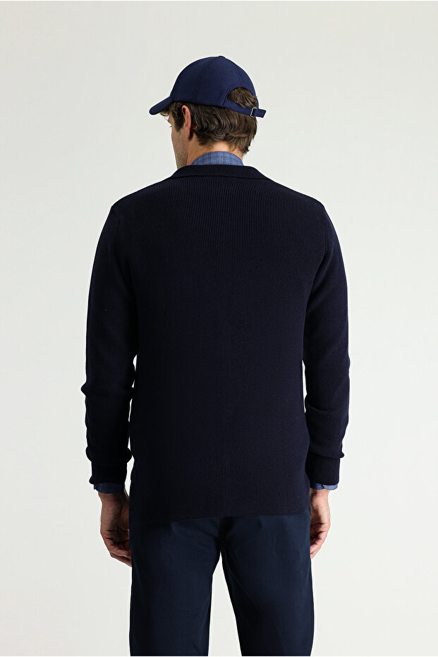 Pamuklu Triko Hırka - 4