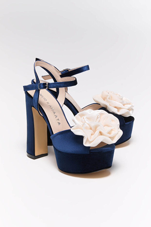 Bloom Navy Heels - 2