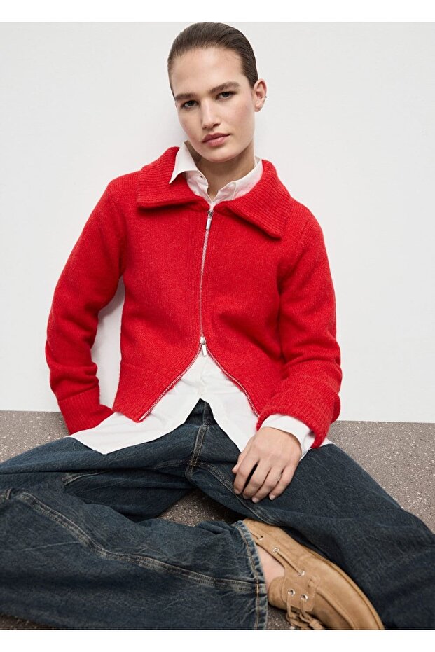 Gömlek yaka hırka - 7