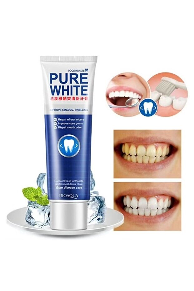 Pure White Bitkisel Diş Macunu 120 Gr - 2