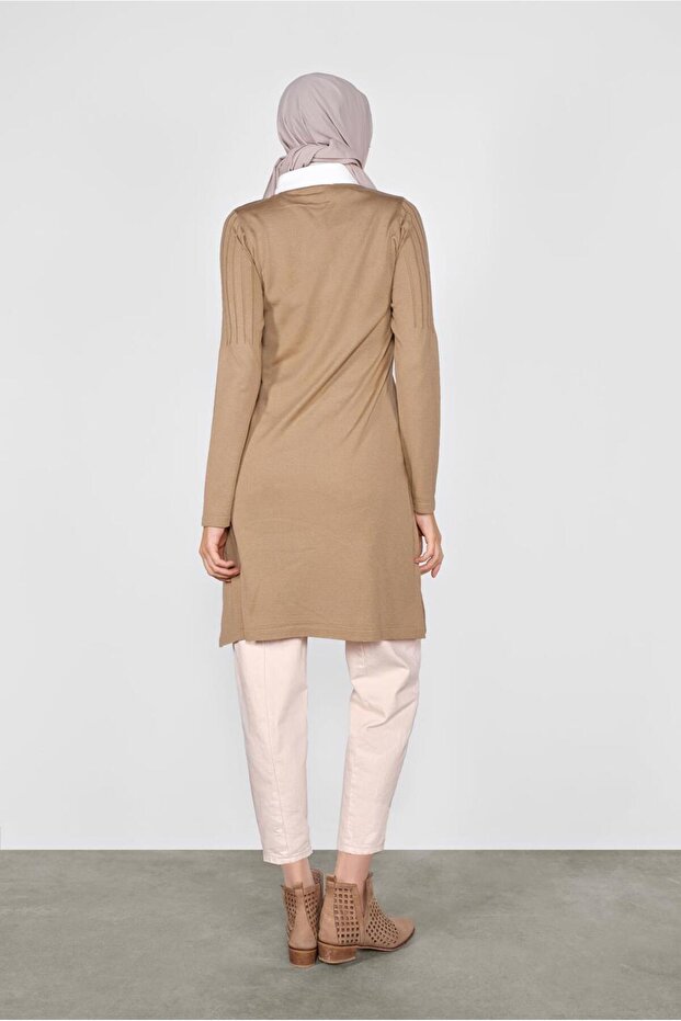 GÖMLEK YAKA TRİKO TUNİK 41016 - 3