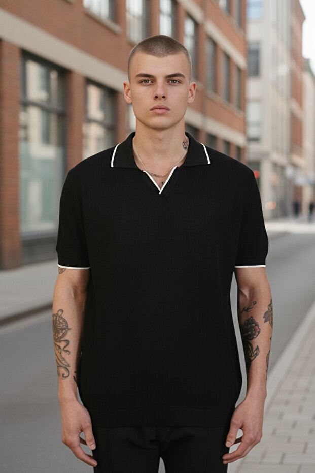 Oversize Premium Basic Triko T-shirt - 1