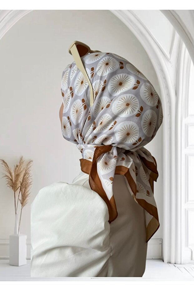 وشاح ناعم بنقشة القرفة من ريترو بلوم - 3